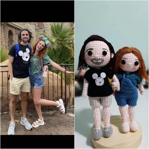 Crochet Doll Lookalike Dolls Personalized 1 Person Full Body Custom Couple/Wedding Gift