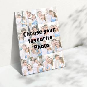 All Favorite Pictures Here Custom MultiPhoto Plaque Custom Text Plaque 16 Pics