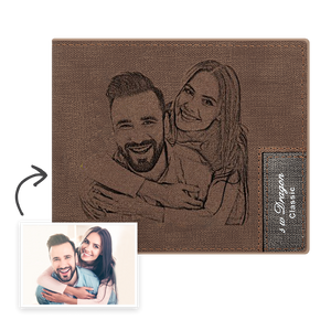 Custom Photo Wallet | Personalized Wallet | Men's Bifold Wallet