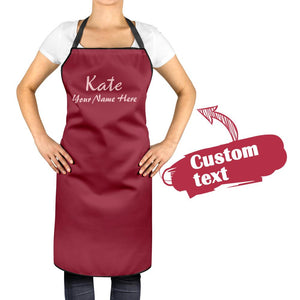 Custom Kitchen Cooking Apron with Your Name and Chef