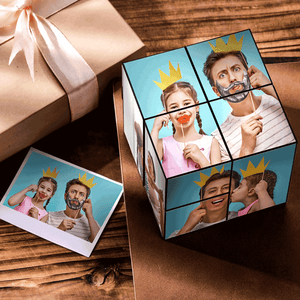 Custom Magic Folding Photo rubic's Cube For Dad