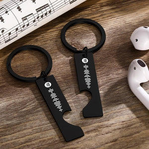 Scannable Custom Spotify Code Keyring-Best Seller